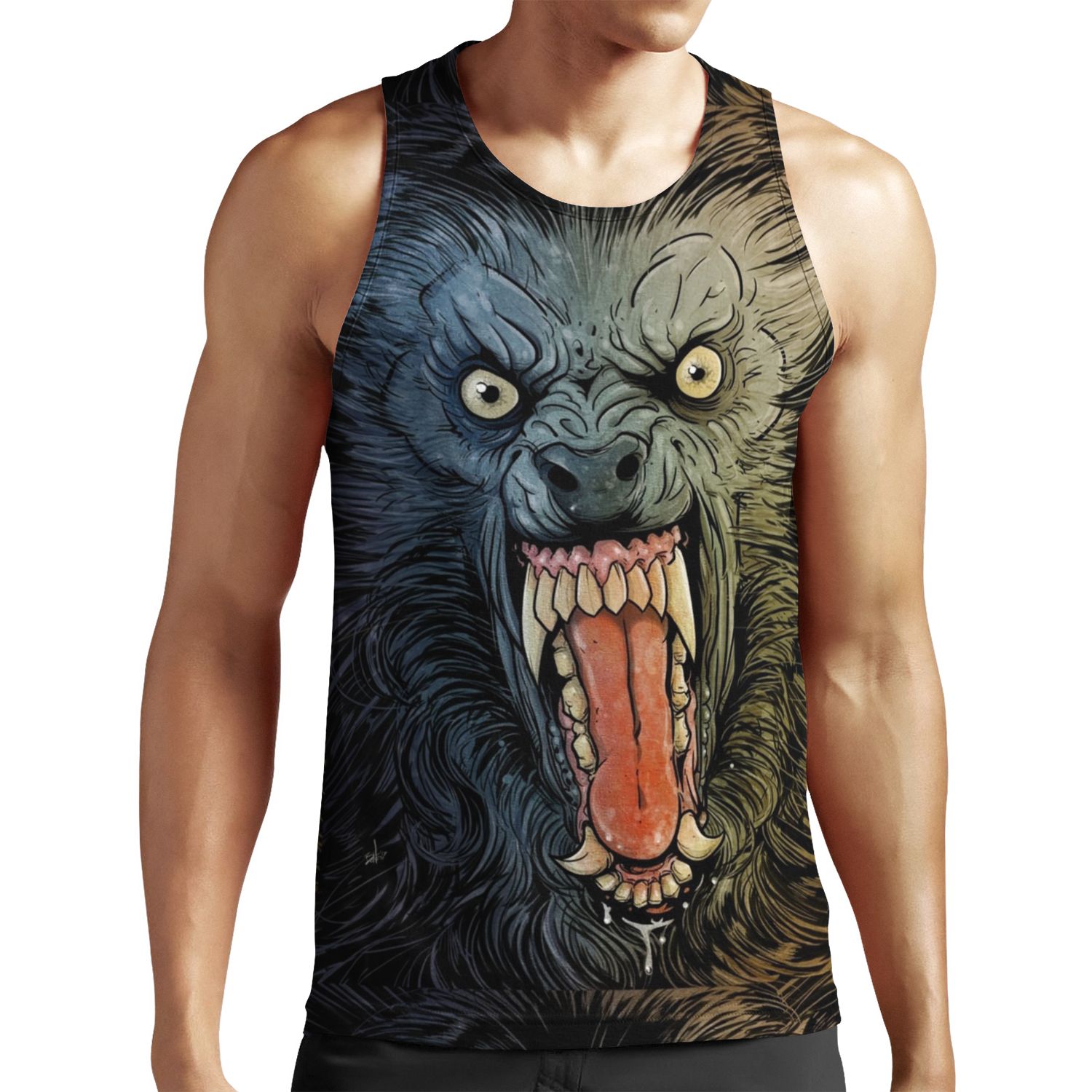 American Werewolf In London 2 All-over-print Unisex Tank Top
