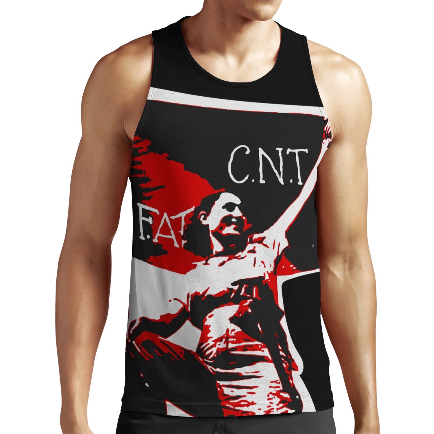 Anarchist C N T All-over-print Unisex Tank Top