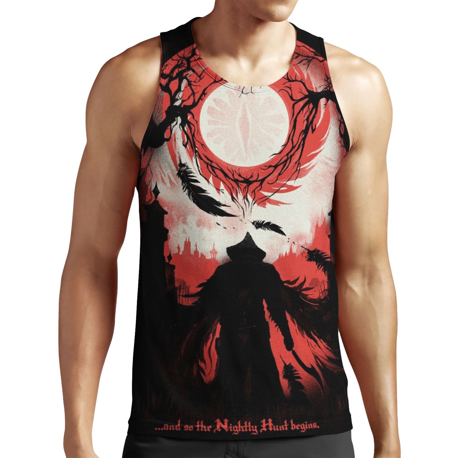 And So The Nightly Hunt Begins All-over-print Unisex Tank Top