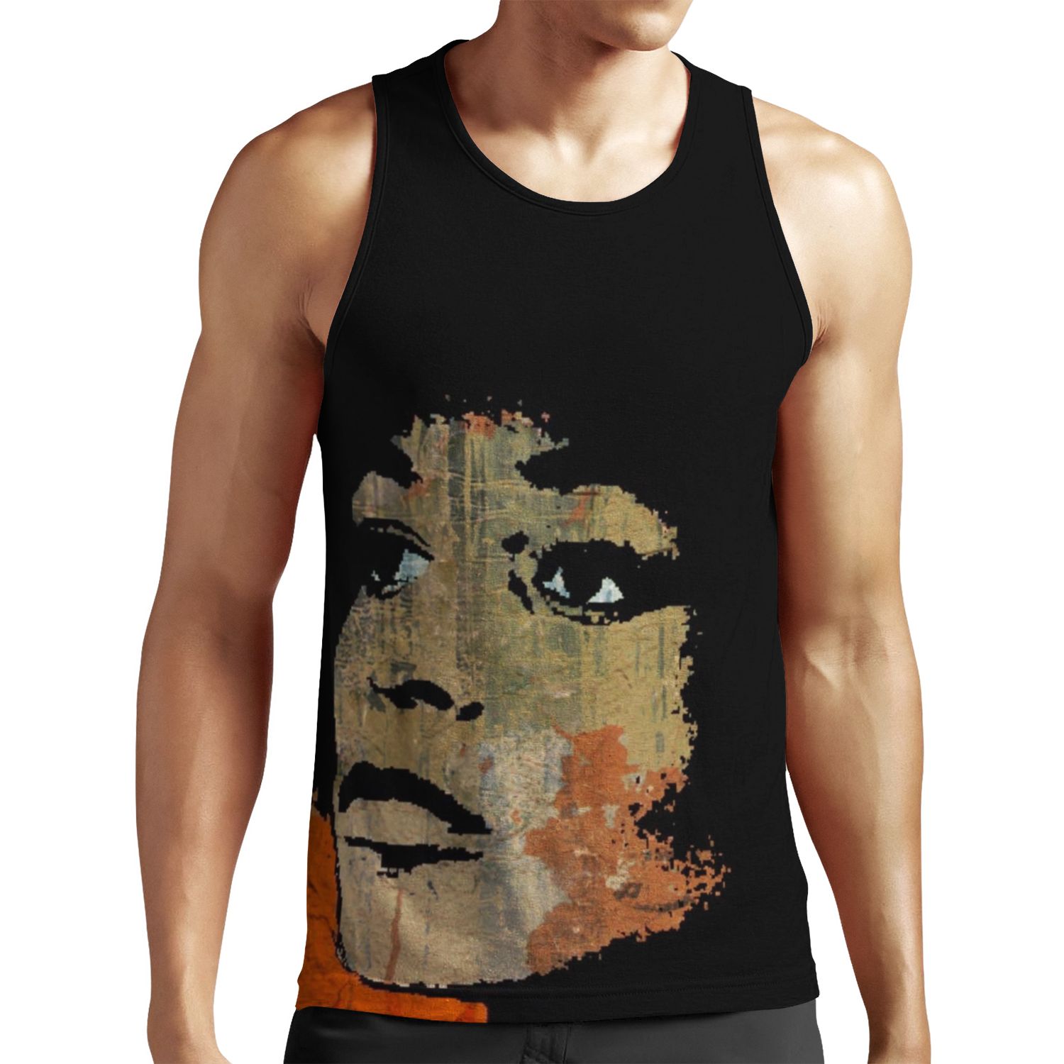 Angela Davis 2B All-over-print Unisex Tank Top