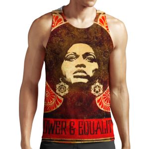Angela Davis Poster 1971 All-over-print Unisex Tank Top