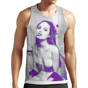 Angelina Jolie Circa 1994 All-over-print Unisex Tank Top