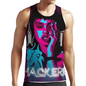 Angelina Jolie Hackers All-over-print Unisex Tank Top