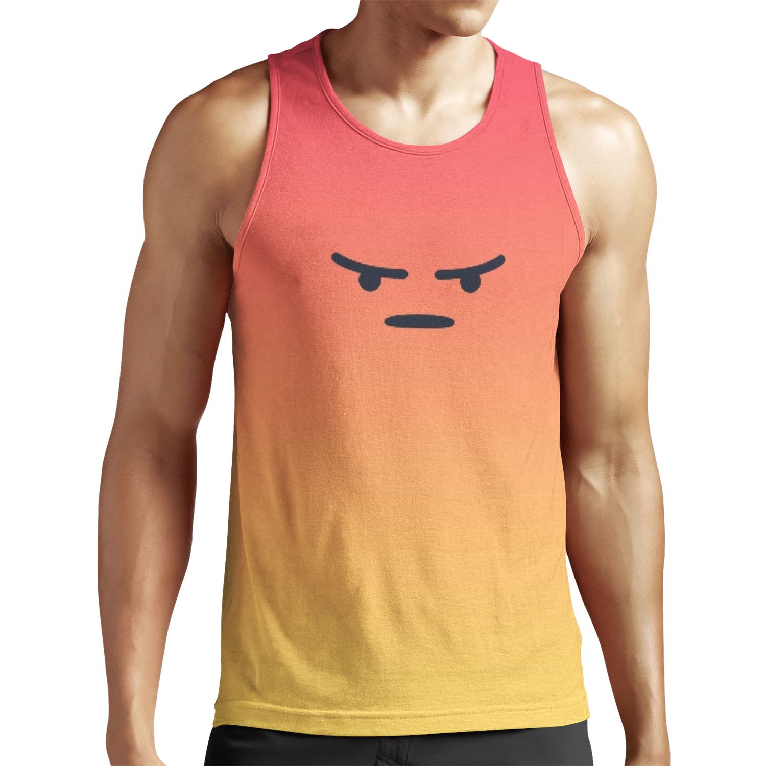 Angry React All-over-print Unisex Tank Top