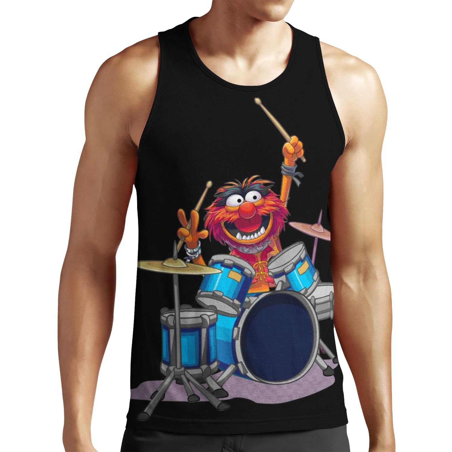 Animal Drummer The Muppets Show All-over-print Unisex Tank Top