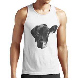 Animal Equality Black And White All-over-print Unisex Tank Top