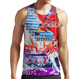 Anime Vaporwave Overload All-over-print Unisex Tank Top