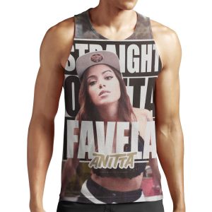 Anitta Straight Outta Favela All-over-print Unisex Tank Top