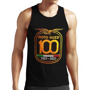 Anniversary 100Th Moto Guzzi All-over-print Unisex Tank Top