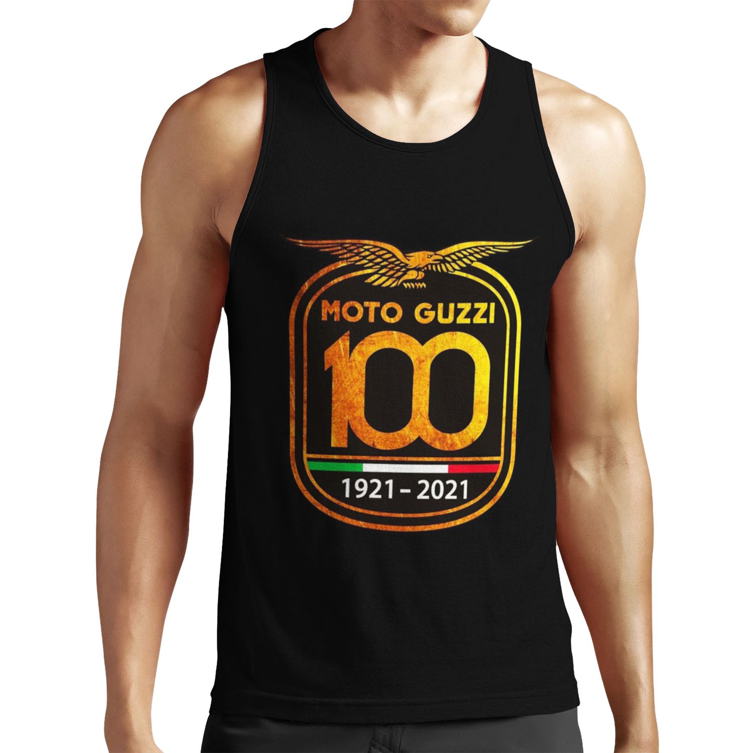 Anniversary 100Th Moto Guzzi All-over-print Unisex Tank Top