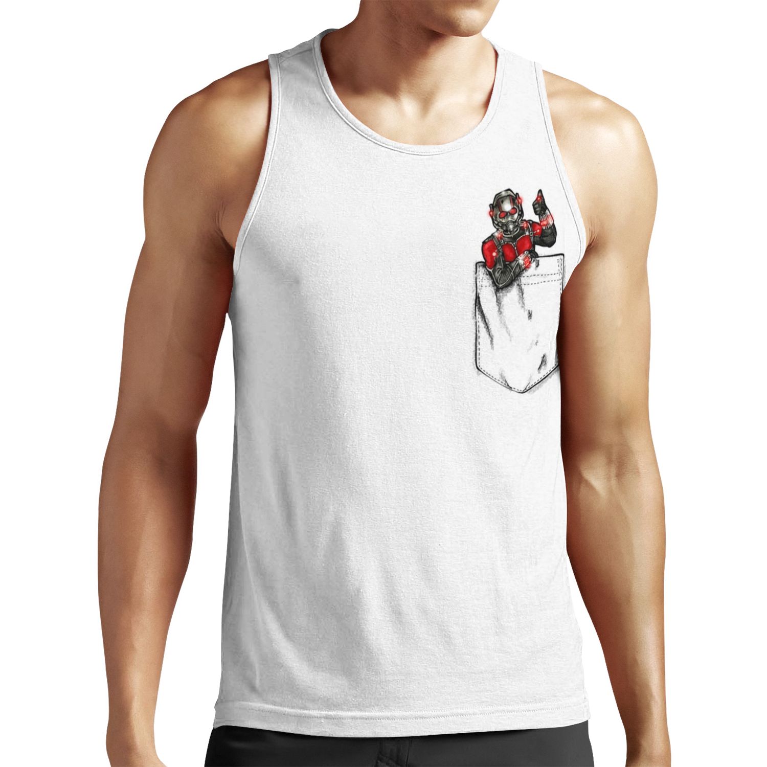 Ant Man In Pocket All-over-print Unisex Tank Top