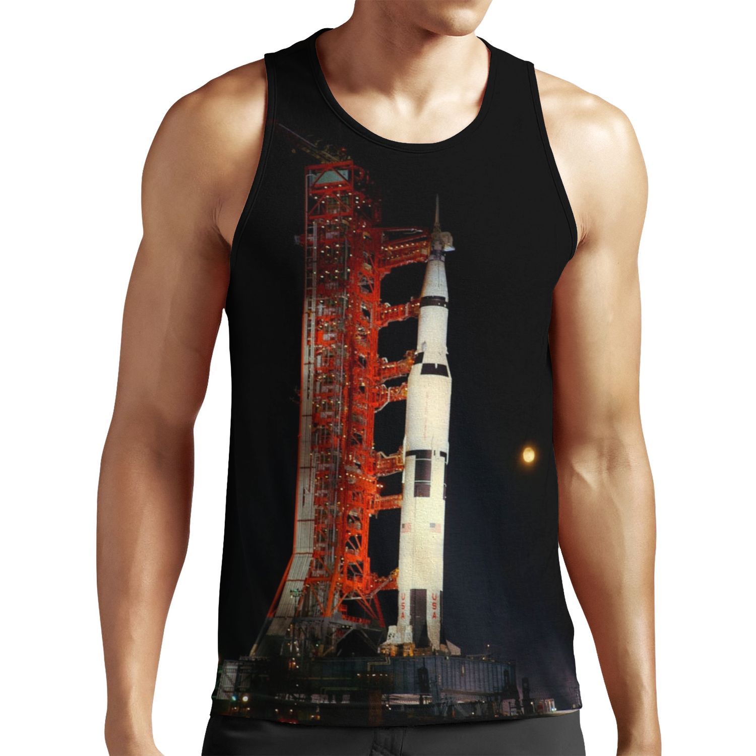 Apollo Xii Countdown Demonstration Test All-over-print Unisex Tank Top
