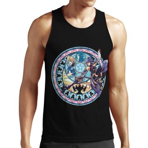 Aqua S Heart Kingdom Hearts All-over-print Unisex Tank Top