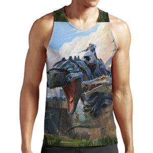Ark Dino Fight All-over-print Unisex Tank Top