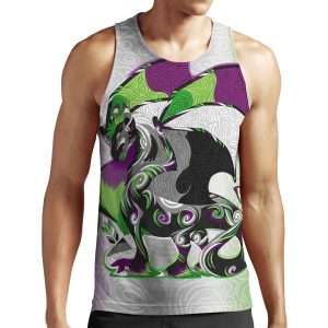Aro Ace Pride Dragon All-over-print Unisex Tank Top