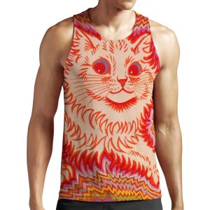 Artwork By Louis Wain All-over-print Unisex Tank Top
