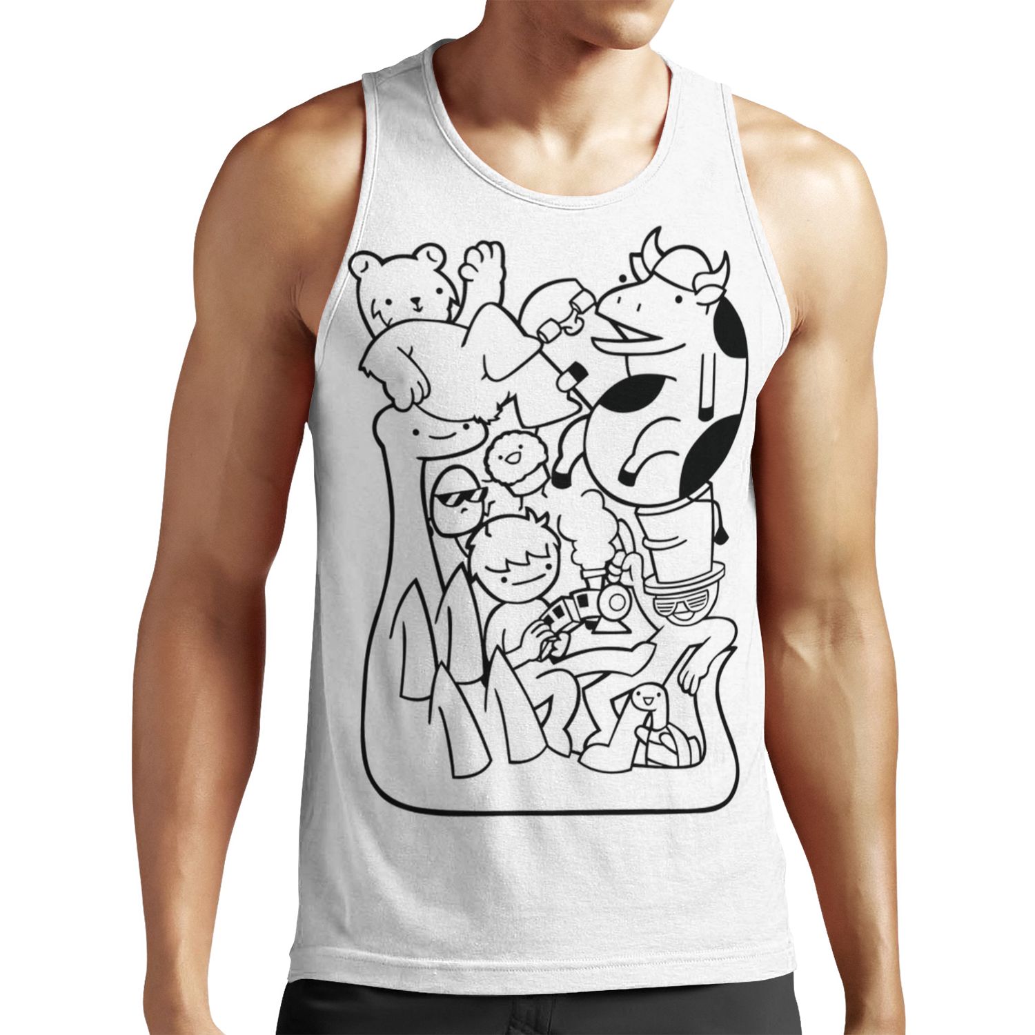 Asdfmovie All-over-print Unisex Tank Top