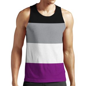 Asexual Pride Flag All-over-print Unisex Tank Top