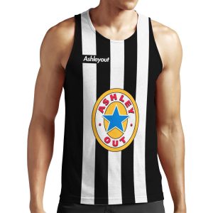 Ashleyout Newcastle Kit Yellowoval All-over-print Unisex Tank Top