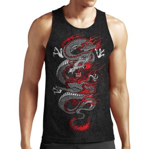 Asian Dragon All-over-print Unisex Tank Top