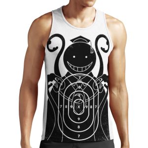 Assassination Classroom Koro Sensei Target All-over-print Unisex Tank Top