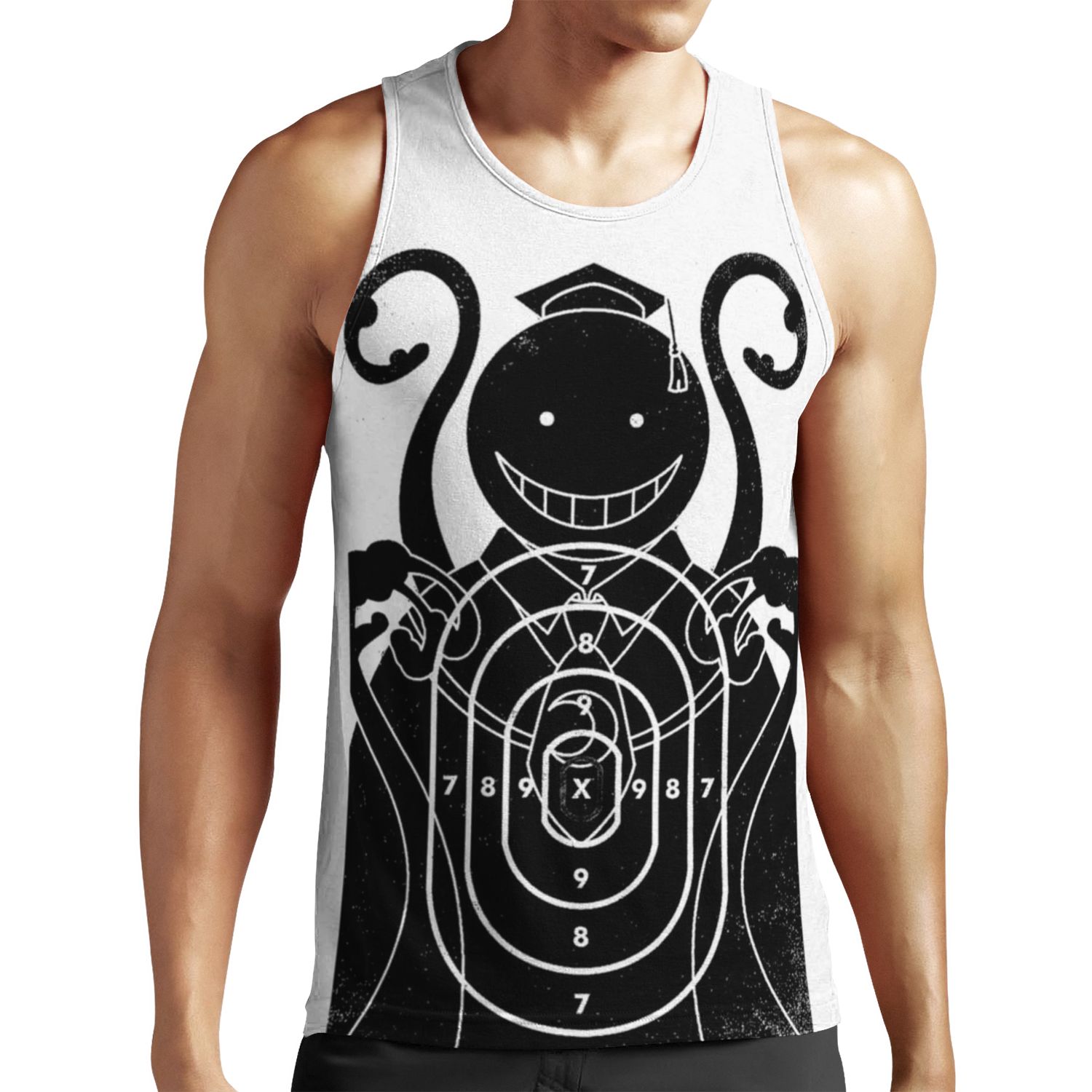 Assassination Classroom Koro Sensei Target All-over-print Unisex Tank Top