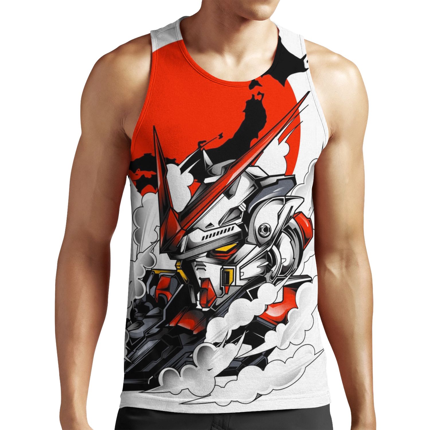 Astray Red Frame Bust F 12 All-over-print Unisex Tank Top