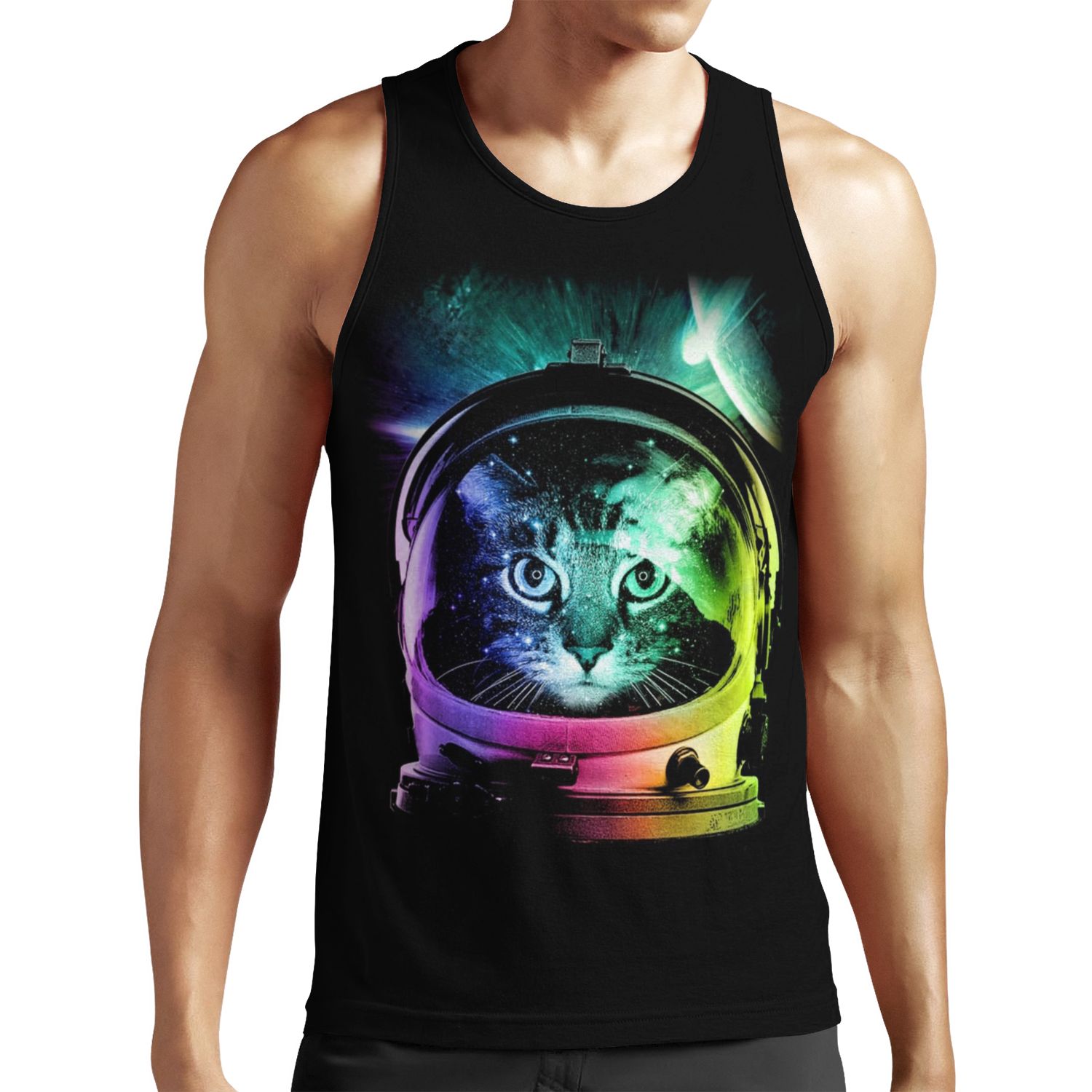 Astronaut Cat V Ii All-over-print Unisex Tank Top
