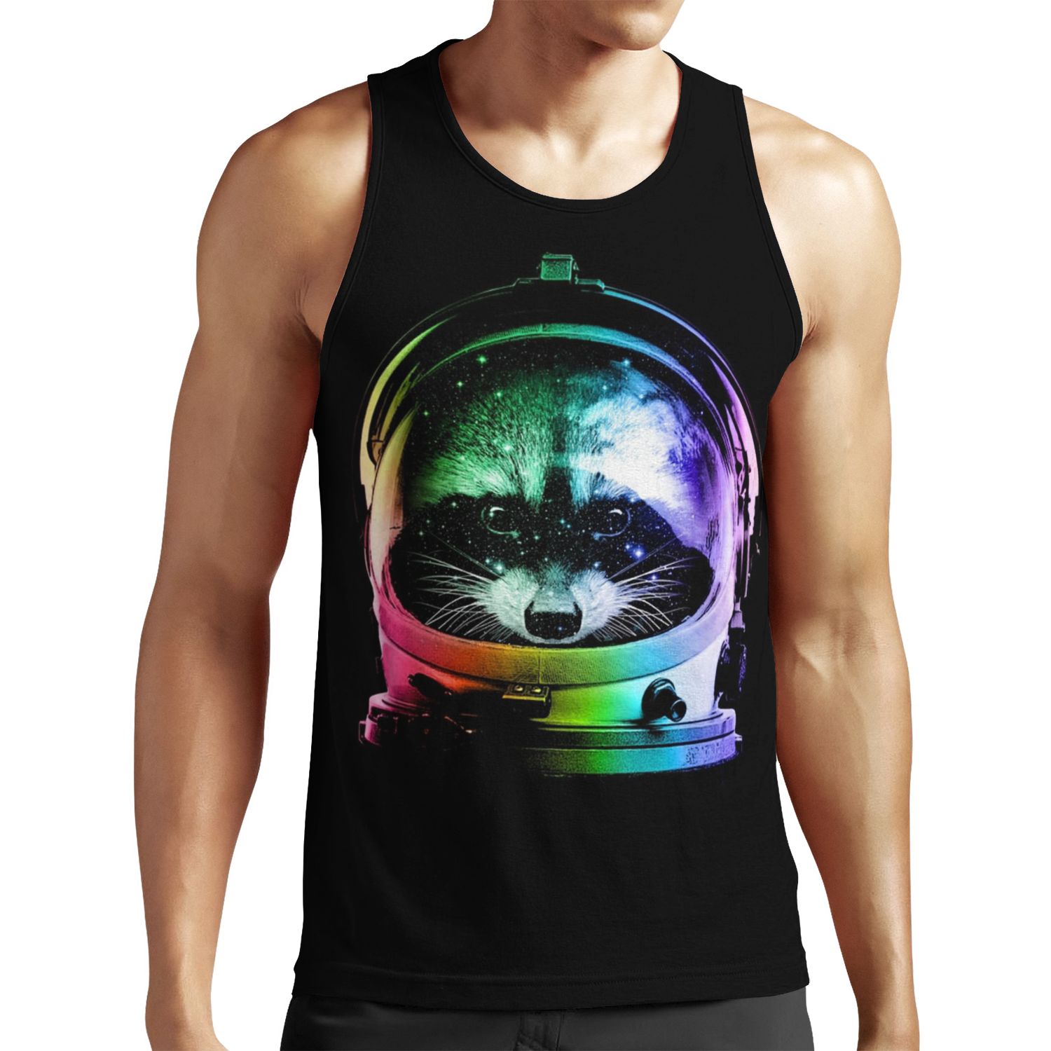 Astronaut Raccoon All-over-print Unisex Tank Top