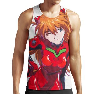 Asuka Neon Genesis Evangelion Poster Case More All-over-print Unisex Tank Top