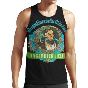 Augustiner Munich Beer Lagerbier Hell All-over-print Unisex Tank Top