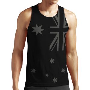 Australia Blackout Stealth Flag All-over-print Unisex Tank Top