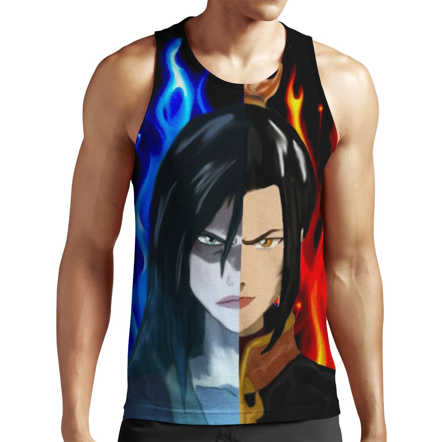 Azula Fire Princess Fire Lord Azula Split All-over-print Unisex Tank Top