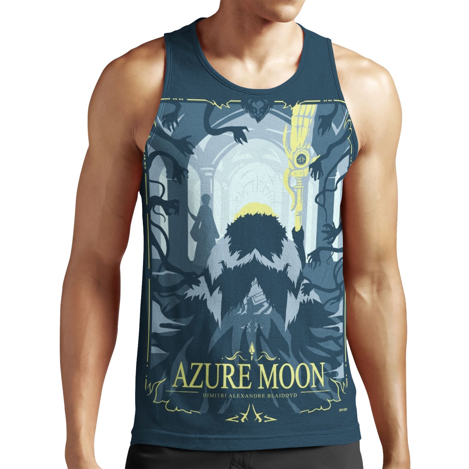 Azure Moon All-over-print Unisex Tank Top
