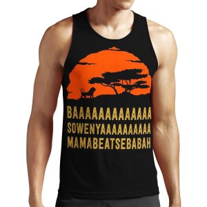 Baaaaaaaaaaaaa Sowenyaaaaaaaaaa Mamabeatsebabah African Lion All-over-print Unisex Tank Top All-over-print Unisex Tank Top