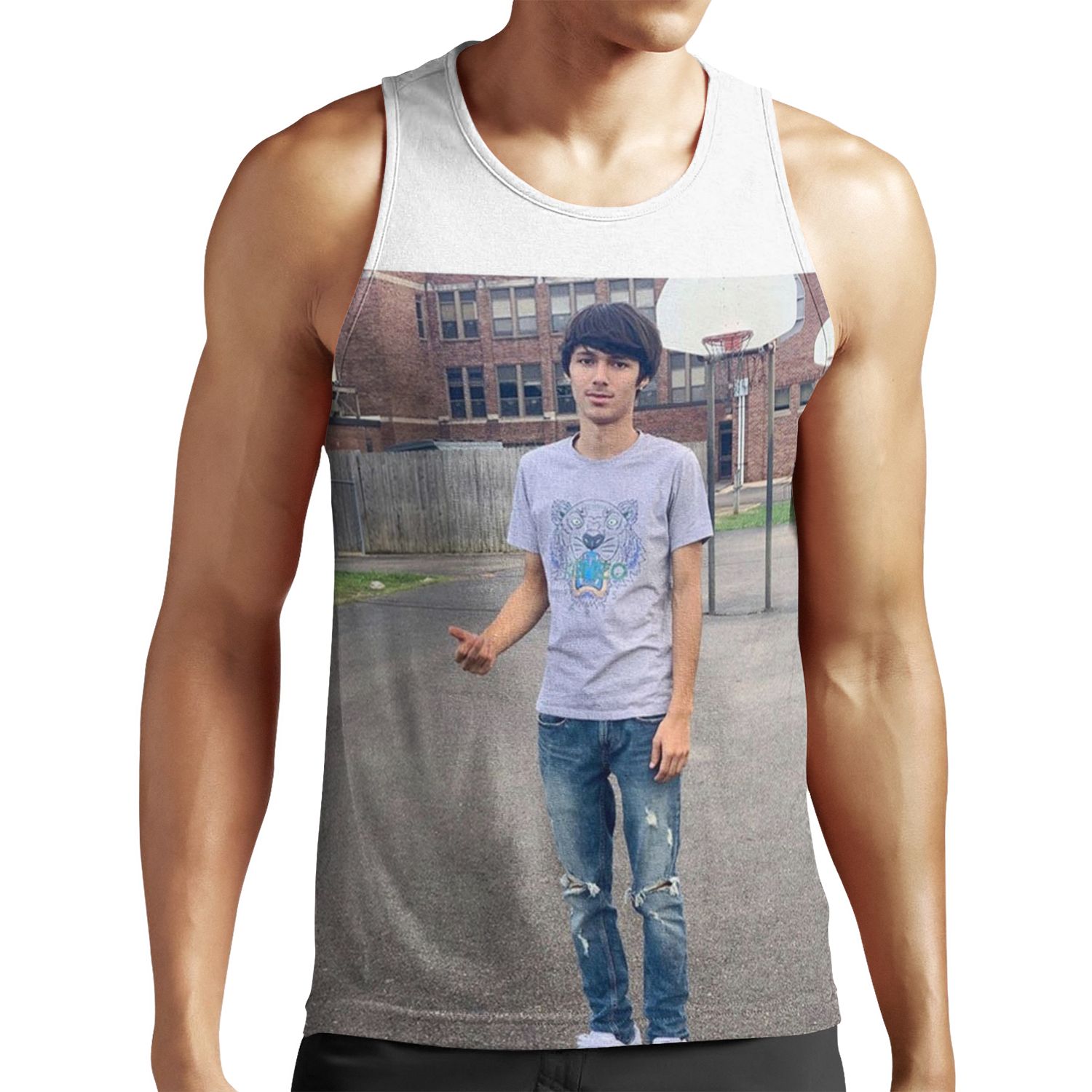 Babytron All-over-print Unisex Tank Top