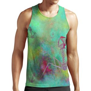 Bacteriophage Invasion All-over-print Unisex Tank Top