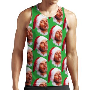 Bad Santa Smoking All-over-print Unisex Tank Top