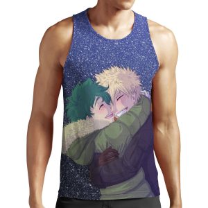 Bakudeku In The Snow All-over-print Unisex Tank Top
