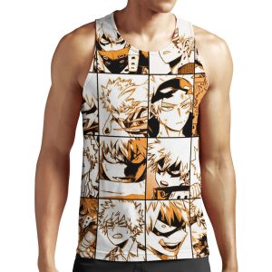 Bakugo Katsuki Collage All-over-print Unisex Tank Top
