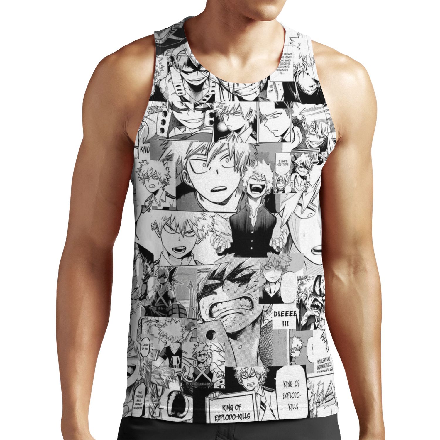Bakugou Katsuki Collage All-over-print Unisex Tank Top