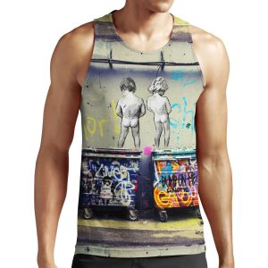 Banksy Chill The Duck Out All-over-print Unisex Tank Top