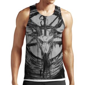 Baphomet Abstract Art All-over-print Unisex Tank Top