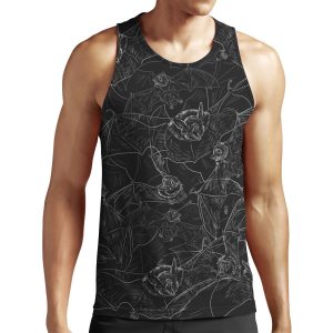 Bat Attack All-over-print Unisex Tank Top