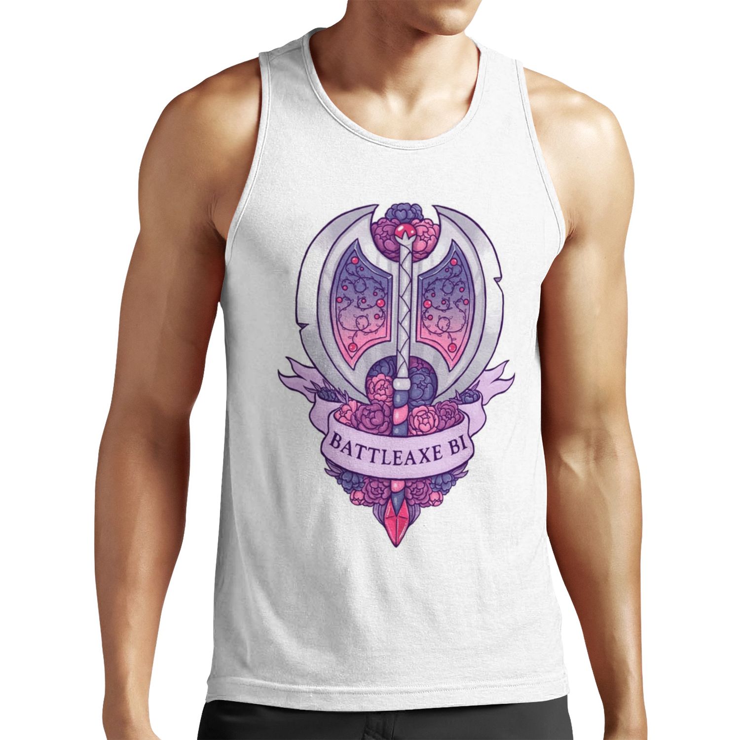 Battleaxe Bi All-over-print Unisex Tank Top