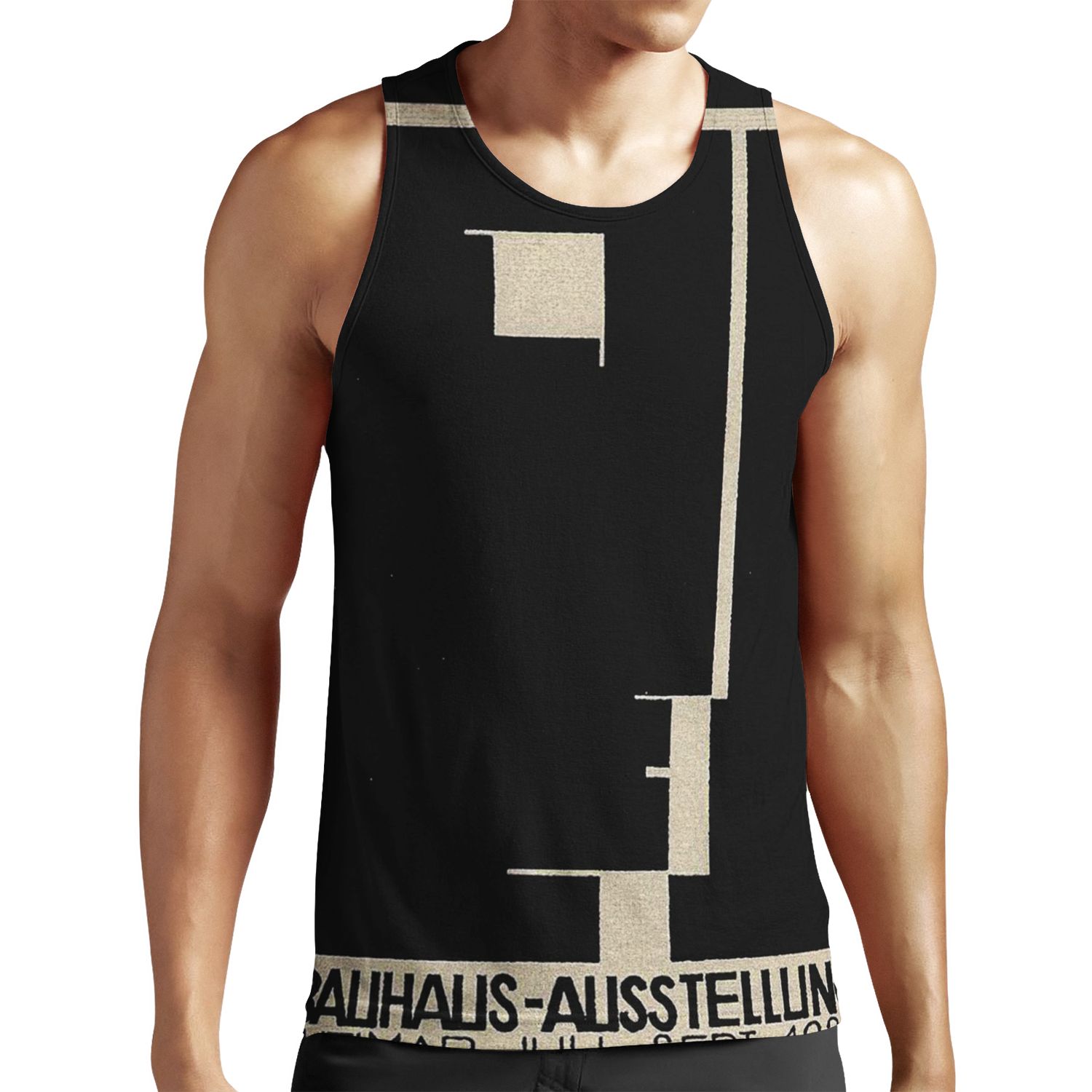 Bauhaus Logo On 1923 Weimar Advertisement All-over-print Unisex Tank Top