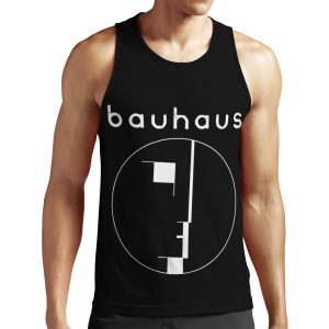 Bauhaus Post Punk 80S Retro White Version All-over-print Unisex Tank Top