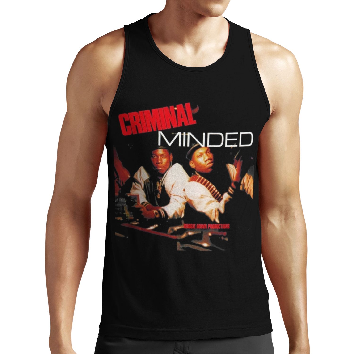Bdp Boogie Down Productions Criminal Minded Krs One All-over-print Unisex Tank Top
