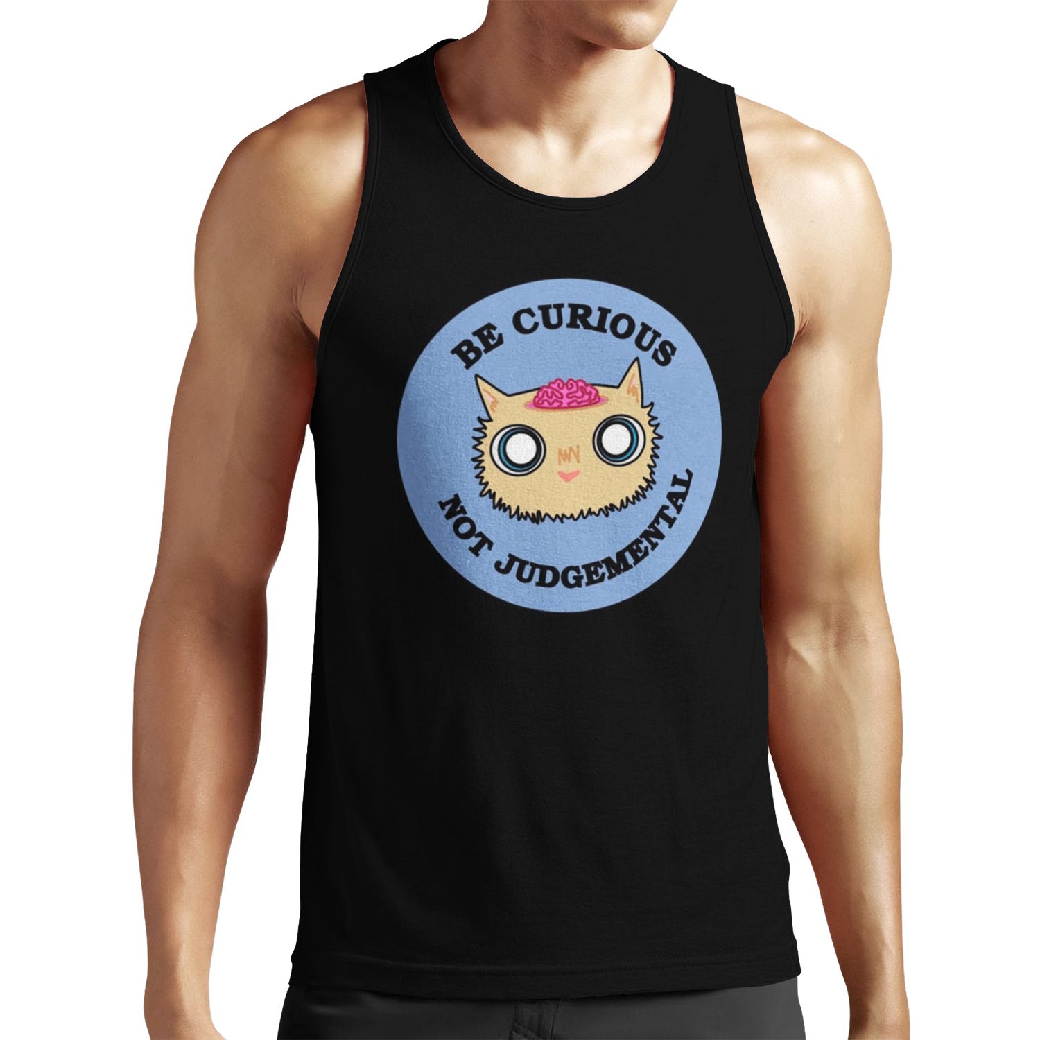 Be Curious Not Judgmental All-over-print Unisex Tank Top
