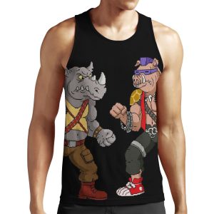 Bebop Rocksteady Funny Big Print All-over-print Unisex Tank Top